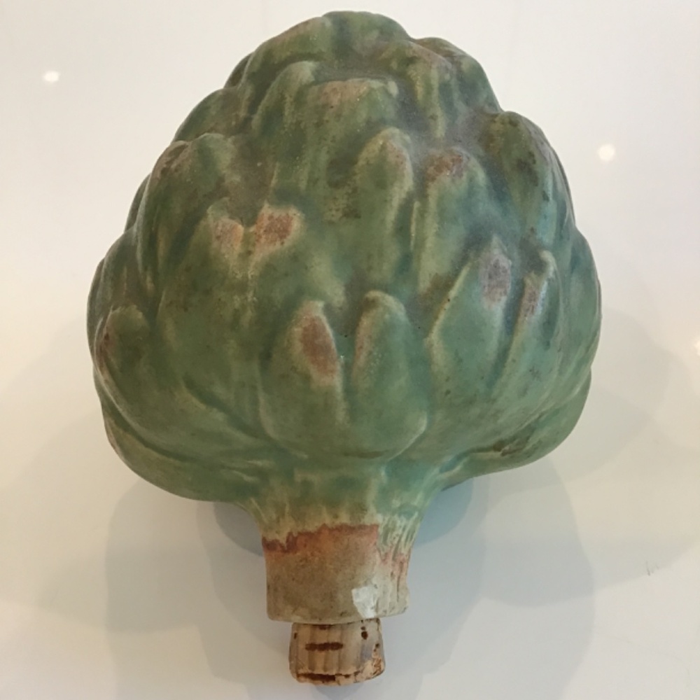 Vintage Life Size Artichoke Salt and Pepper Shaker